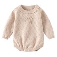 thumbnail image 2 of Amzcrzy Cotton Romper Hollow Thin Lace Collar Baby Bodysuit Baby Girl Clothes Baby Girl Newborn Essentials Newborn Girl Clothes Baby Girl Onesies Infant Girl Clothes Baby Onesies, 2 of 6