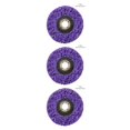 thumbnail image 2 of QualitChoice Sanding Wheel Polishing Paint Rust Grinding Inner Hole Tools for Angle Grinder Wood Metal Buffing Car Accessories #115 purple 3Set, 2 of 6