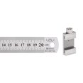 thumbnail image 1 of Unique Bargains Règle en Acier Inoxydable avec Bloc Graveur Règle de 8 Pieds en Pouces Métriques avec Glissière Vernier de 27 mm, Ton Argent, 1 of 5