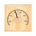 thumbnail image 3 of 0~140℃ Wooden Thermometer Temperature Display for Sauna Room Wall Mounted, 3 of 5
