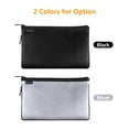 thumbnail image 2 of Yeacher Small Fireproof Money Bag Fire and Water Resistant Expandable Document Bag Storage Pouch with Zipper for A5 File Document Cash Jewelry Passport, 2 of 8
