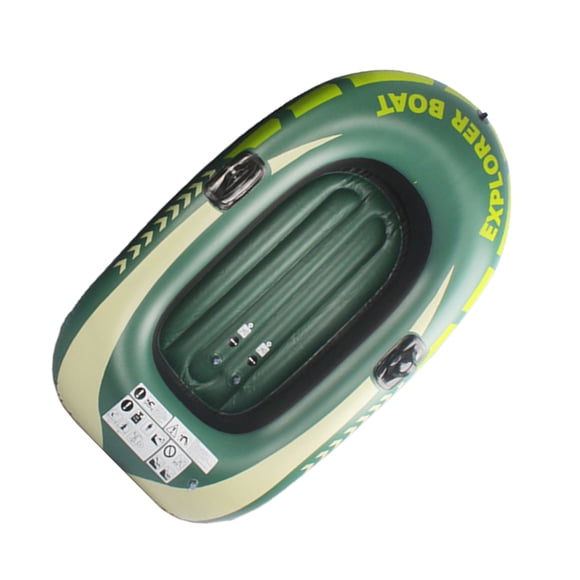 Bateau Estival Amusant en PVC, Canot Gonflable en PVC avec 3 Chambres et Doubles Valves, Excellent Ajout pour Lacs, Plages Ou Rivières