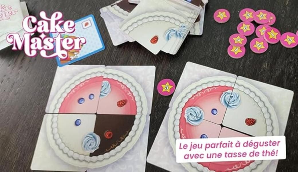 Locomuse - Cake Master - Jeu Familial de Puzzle Spatial - Jeu en simultané - Mode Solo - Français - 1 à 6 joueurs
