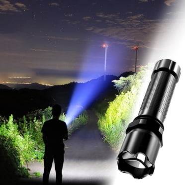 EGNMCR Camping & Hiking Rechargeable LED Flashlight High Lumens, Outdoor Camping Flashlight For Camping And Emergencies flash light