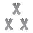 thumbnail image 3 of ZheElen Easy To Wear Over Knee Socks Highly Elastic And Durable Soft And Breathable Wide Application Polyester Easy To Match light gray 3Set, 3 of 6