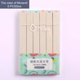 thumbnail image 5 of FHBVT 6-Color Soft Head Highlighters 10ml Large Capacity Fast-Dry Water-Based Ink Eye-Friendly Non-Neon Soft Colors for School Office Home Study Notes Journal Annotation Travel Color Coding, 5 of 5