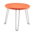 thumbnail image 4 of simhoa Table Ronde Pliée Table d'Appoint Tatami Tendance pour Pique-Nique Voyage Sports de Plein Air Orange, 4 of 8