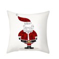 thumbnail image 1 of Agiferg Christmas New Pillowcase Rag Linen Pillowcase Back Cushion Cover, 1 of 2