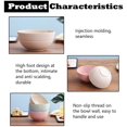 thumbnail image 4 of Plastic Cereal Bowls, Wheat Straw Bowls, Unbreakable Soup Bowls, 4 of 4