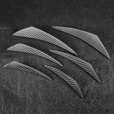 Ymiko Bumper Diffuser, 6pcs Bumper Canard,Bumper Canard, Car Bumper Fin Canard Valence Spoiler Lip Universal Service For Maintain