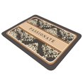 thumbnail image 1 of WHEANG Raidley Dish Mat Retro Quick Drying Water Draining Mat For Kitchen Bar Countertops Coffee Dish Draining Mat(Style B 11.8*15.7 Inch), 1 of 5