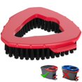 thumbnail image 1 of Tête de Brosse à Récurer pour Vadrouille Rotative Compatible avec Vileda O Cedar RinseClean 1 Tank System, Tête de Vadrouille à Récurer de Rechange pour Douche, Brosse de Nettoyage à Poils Durs, Accessoires de Nettoyage, 1 of 3