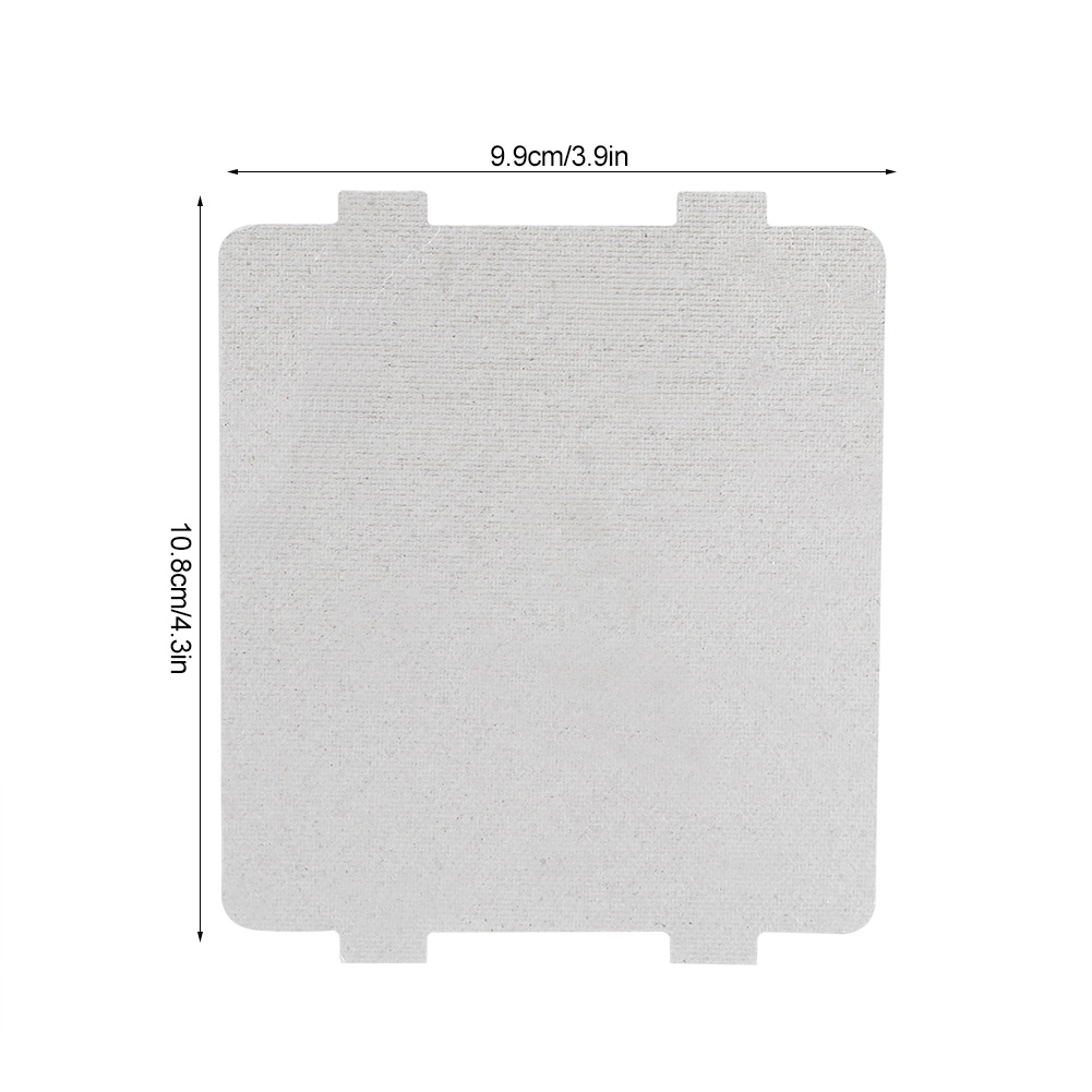 Greensen 10Pcs Household Microwave Oven Thickened Mica Plate Sheet Microwave Accessory 108x99mm,Microwave Mica Sheet,Mica Plate