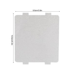 Greensen 10Pcs Four à micro-ondes ménager Épaisseur de plaque Mica Accessoire micro-onde 108x99mm,Plaque micro-onde Mica, plaque de mica