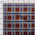 thumbnail image 2 of oneOone Silk Tabby Fabric Madras Check Print Sewing Fabric BTY 42 Inch Wide, 2 of 4