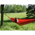 thumbnail image 4 of Hamac Double de Style Brésilien de Luxe - Orange Jaune Rouge, 4 of 5