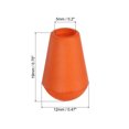 thumbnail image 2 of Unique Bargains Bell End Stopper, Cord Rope Lock for Drawstring Bag, Orange 50 Pack, 2 of 5