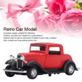 thumbnail image 3 of Vintage Car Model, Early Education Mini Car Model Alloy 1:32 Opened Doors  for Display Red, 3 of 7