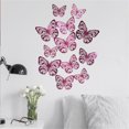 thumbnail image 2 of TIMIFIS Décoration Maison 12 Pcs Autocollant Mural Papillon Creux Texture Métal 3D DecorFall, 2 of 6