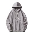 thumbnail image 2 of RKSTN Chandail à Capuche pour Hommes Mode Automne Chandail en Molleton Doux Décontracté à Capuche Col Rond Manches Longues Chandail Chandails en Molleton Blouse Chandail en Molleton pour Hommes, 2 of 4