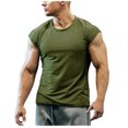 thumbnail image 1 of LSLJS Débardeurs à Col Rond pour Hommes, Unis, Sans Manches, Séchage Rapide, Natation, Plage, Musculation, Gym, Course, Athlétiques, 1 of 2