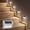 B, variant on Dvkptbk Solar Wall Light Outdoor Wall Lights Stair Step Lights Stainless Steel Solar Lights Garden Wall Lights Warm White Lights Automatic Open and Close Decorative Lights 2Pcs Lighting & Ceiling