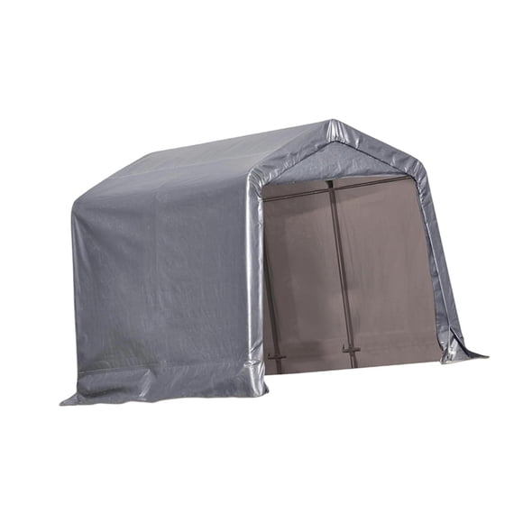 Almencla Canopy Tent Outdoor Storage Shed Heavy Duty Reusable Multipurpose Outdoor Shelter Portable Storage Tent for Summer Patio Bike 180x180x180cm