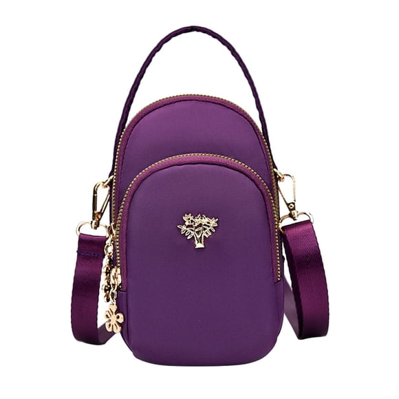 Women Crossbody Bags Fashion Mobile Phone Bag Portable for Vacation (Yellow)