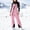 Style4-Pink, variant on Mceream Womens Snow Bibs Ski Pants Overalls Waterproof Snow Pants Insulated Bib Snowboard Pant Ski Jumpsuit Winter Coveralls Gray XXXL
