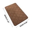 thumbnail image 3 of TIMIFIS Tapis de Salle de Bain Tapis de Porte d'Entrée Tapis de Sol Antidérapant Lavable à la Machine Éponge Absorbante Coussinet Doux Porte d'Entrée, 3 of 3