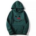 thumbnail image 5 of Hommes Décontracté Imprimé de Noël Pull à Manches Longues Sweat à Capuche, 5 of 5