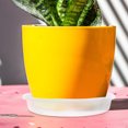 thumbnail image 4 of KAKOWELY 10Set Simple Design Plastic Planter Saucers for Indoor and Outdoor Plants 5.9In, 4 of 8