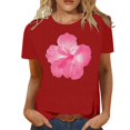 thumbnail image 1 of LUOGENLI T-shirts pour Femme pour Femmes Mode Décontractée T-shirts Imprimés Col Rond Manches Courtes T-Shirt Hauts Tunique Blouse T-shirts pour Femmes T-Shirt Graphique Drôle St. Patrick Rouge TG, 1 of 4