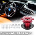 thumbnail image 2 of Unique Bargains Universal 6 Hole Car Steering Wheel Hub Adapter Quick Release Boss Kit Red Aluminium Alloy, 2 of 7