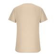 thumbnail image 4 of DPTALR T-shirt Tricoté d'Été Uni à Col Rond à Manches Courtes pour Homme, 4 of 5