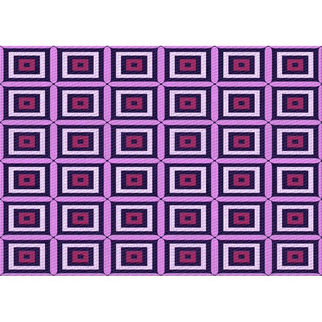 Ahgly Company Tapis d'Intérieur Lavables en Machine pour la Zone Violette Transitoire, 3' x 5'