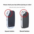 thumbnail image 2 of Car Key Fob Cover Case Protector For Kia K5 Sportage K3 Car Key Case Fob Cover Crazy Horse Leather, 2 of 23