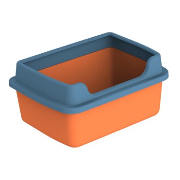 Cat Litter Boxes for Indoor Cats Tall Open Top Cat Litter Box Kitten Litter Pan