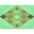 thumbnail image 1 of Ahgly Company Machine Washable Indoor Rectangle Transitional Jade Green Area Rugs, 8' x 10', 1 of 7