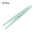 thumbnail image 3 of Unique Bargains Pinces Autocollantes pour Artisanat Pointe Droite avec Ressort, Vert, 10 Pcs, 3 of 4