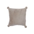 thumbnail image 1 of Coussin En Fausse Fourrure Avec Pompon - Lot De 2, 1 of 3
