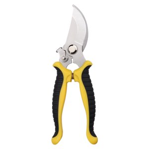 Yeacher Orchard Shears Garden Scissors Multi-Function Durable Yellow&Black Hand Shank Pruning Shears