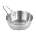 thumbnail image 4 of GUOOL Korean s Bowl Barbecue Restaurant Small Bowl Stainless Steel Round Rice Bowl Argent with Handle, 4 of 9