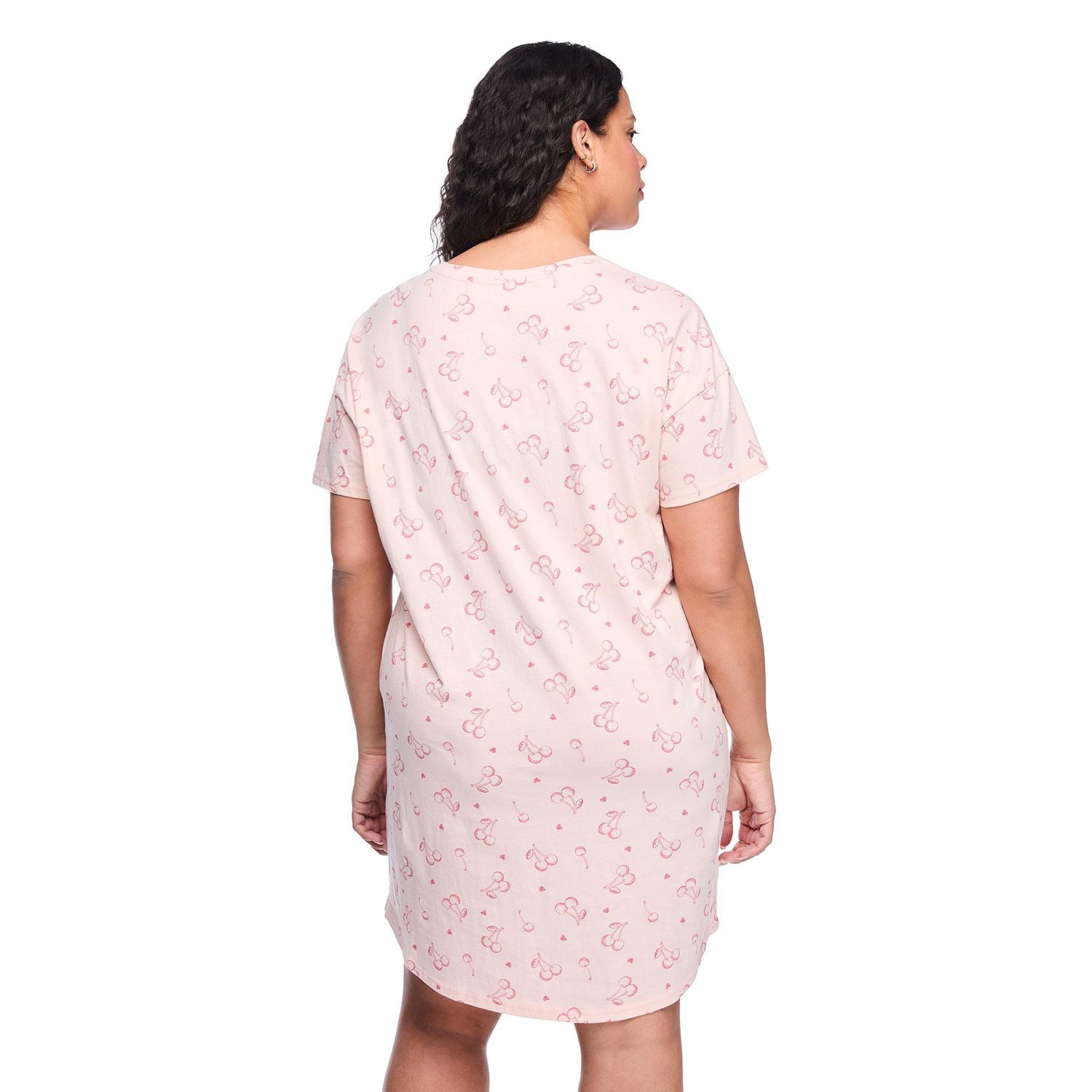Chemise de nuit à encolure ras du cou George Plus pour femmes