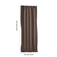 thumbnail image 3 of Rbaofujie High-Precision Solid Color French Door Window Curtains Rod-Pocket Design for Sliding Ideal for Window and Doors, 3 of 8