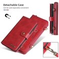 thumbnail image 4 of Compatible Galaxy S8 Wallet Case Flip Wallet Magnetic Detachable 2-in-1 Leather Card Holder (with 13 Card Slots) Kickstand Multifunctional Cross Body Wallet Phone case, 4 of 8
