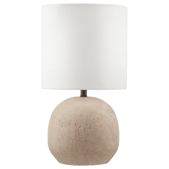 Bouclair Off White Table Lamp with Resin Base