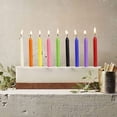 thumbnail image 4 of EGNMCR Christmas Decorations, Christmas Gifts Unscented 4in Mini Chime Ritual Spell Taper Candles - Set Of 100 The Pendant, 4 of 8