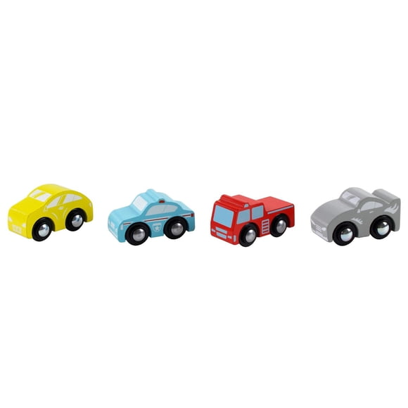Spark Create Imagine Wood Play Cars for Preschool Children and Older