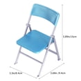 thumbnail image 2 of Shisuyan 2 Pcs Chaise Pliante Mini Poupées Chaise Pliante Mini Maison Chaise Pliante Mobilier Miniature, 2 of 8